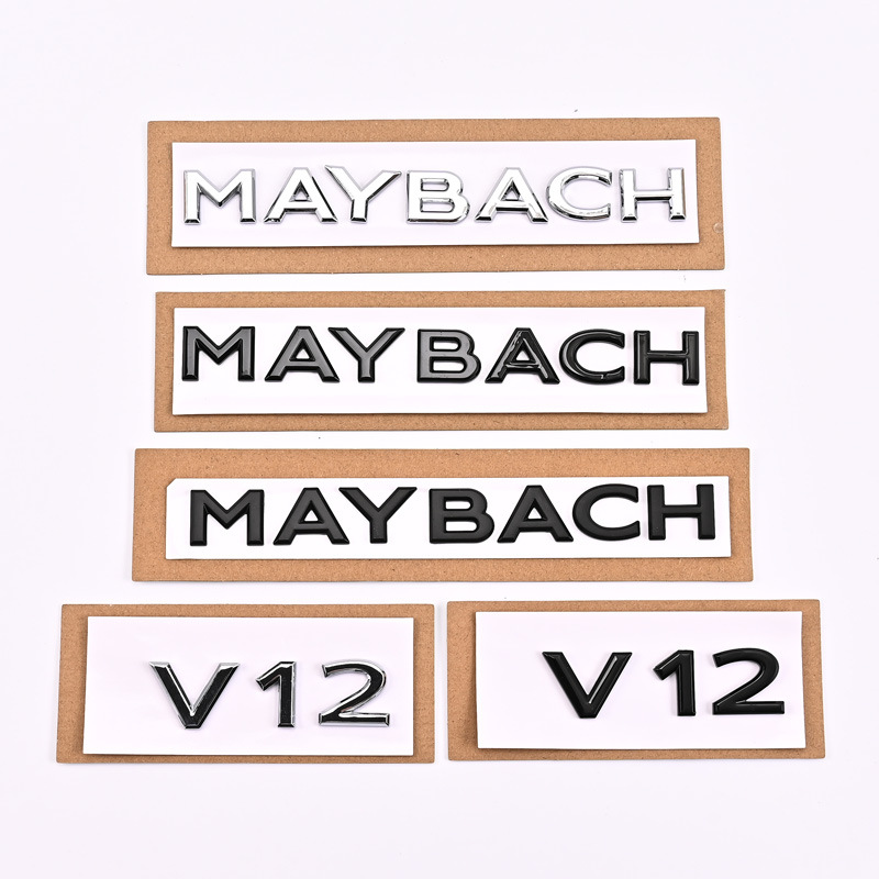 ABS Plastic Car Emblem Badge for Mercedes Benz MAYBACH V12 Netby