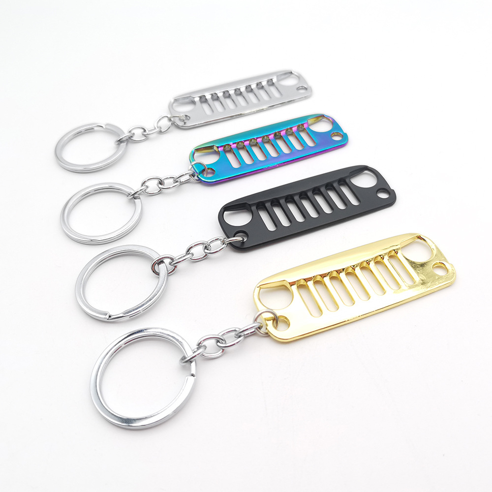 Metal JEEP Wrangler Car Keychain Keyring Keyfob Netby
