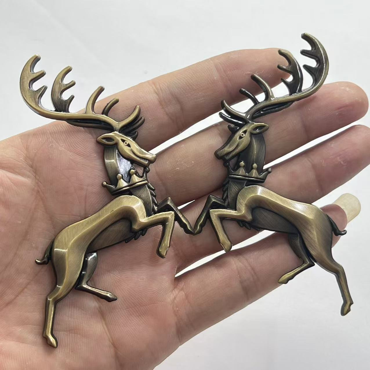 Metal Deer Reindeer Car Sticker Netby