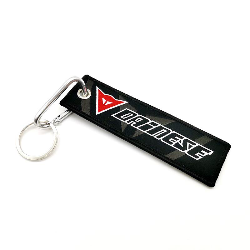 Motorbike Logo Emblem Badge Cloth Keyring Keychain Keyfob Netby
