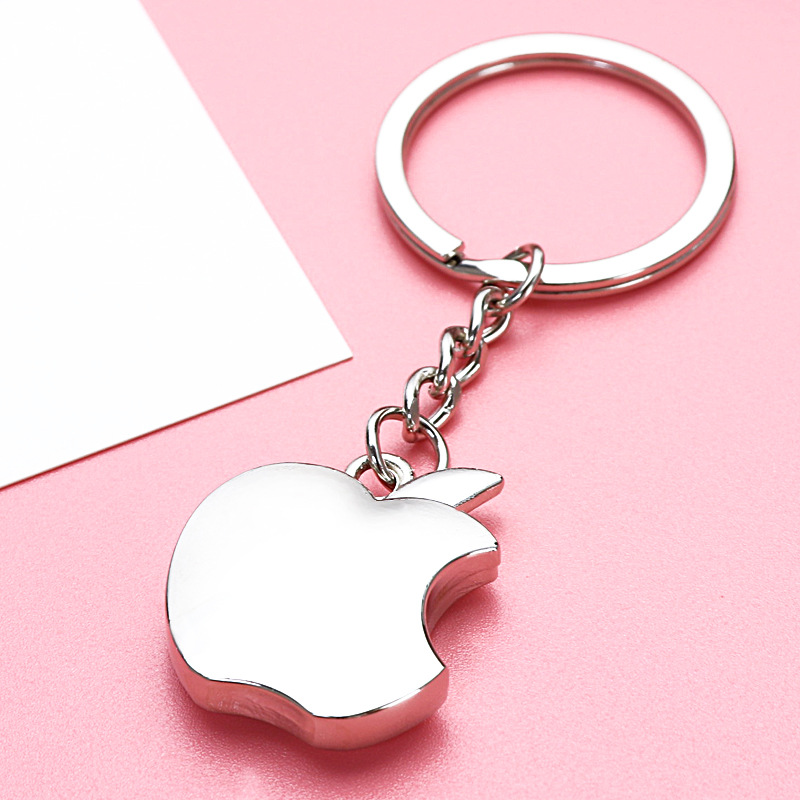 Metal Apple Keychain Keyring Keyfob Netby