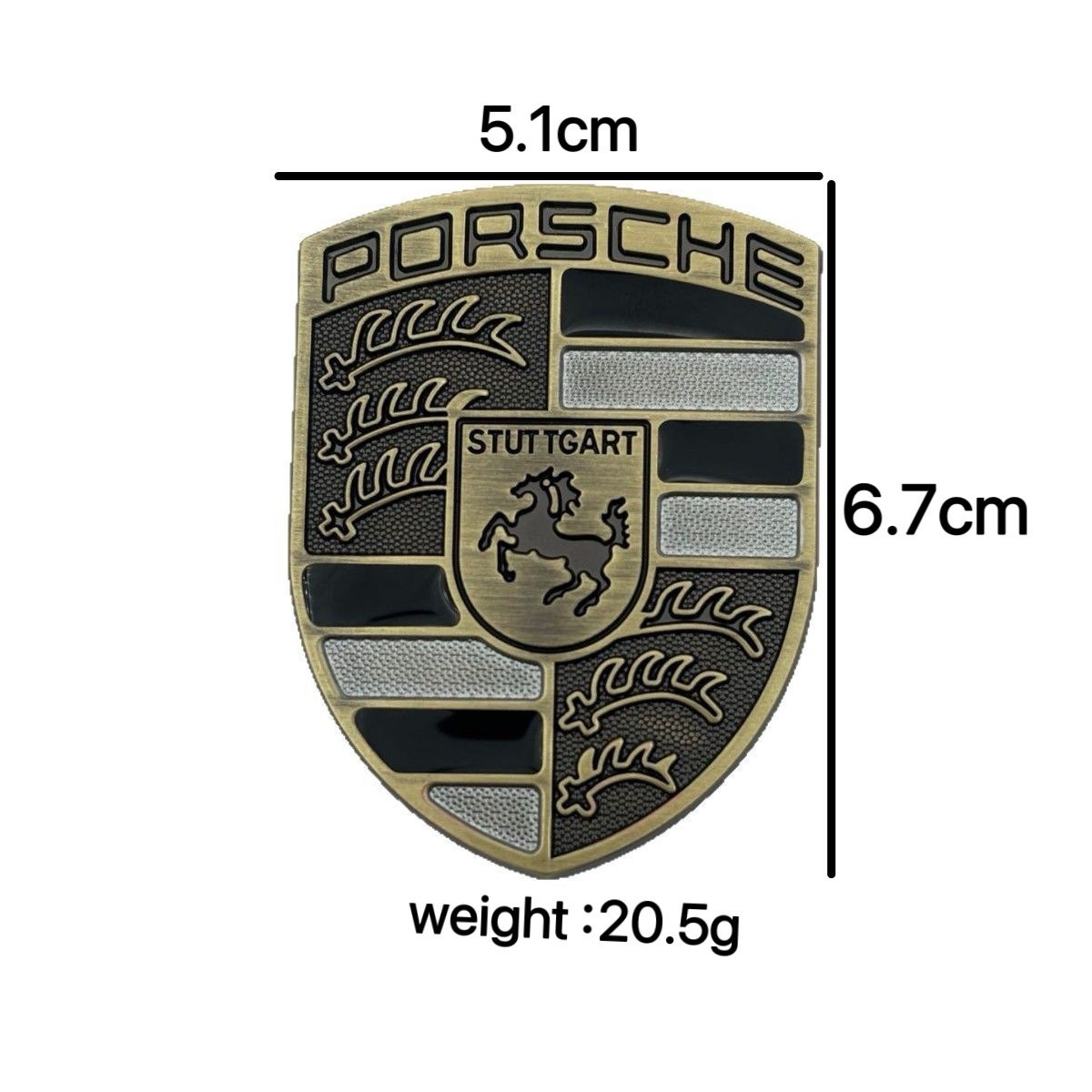 Metal Car Sticker for Lamborghini Ferrari Porsche Netby