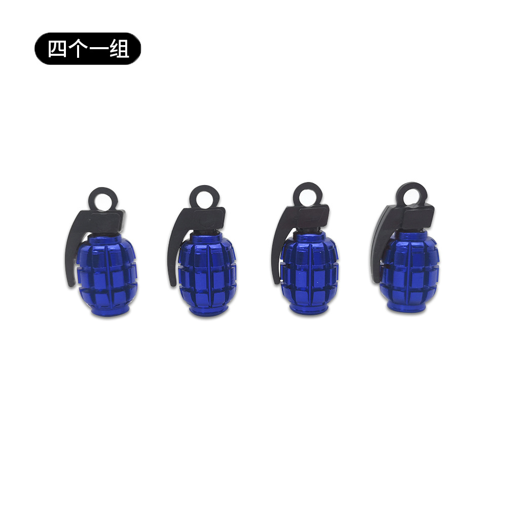 Metal Grenade Car Wheel Anti Dust Tire Valve Cap Netby