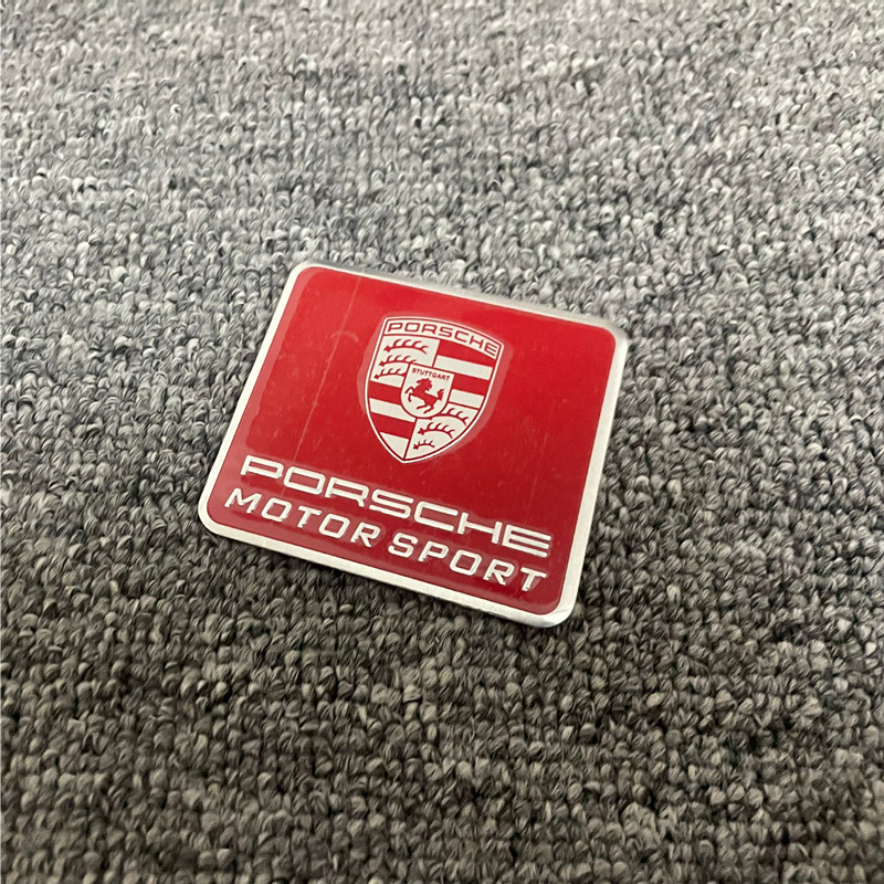 Alluminium Alloy Porsche Car Sticker Netby