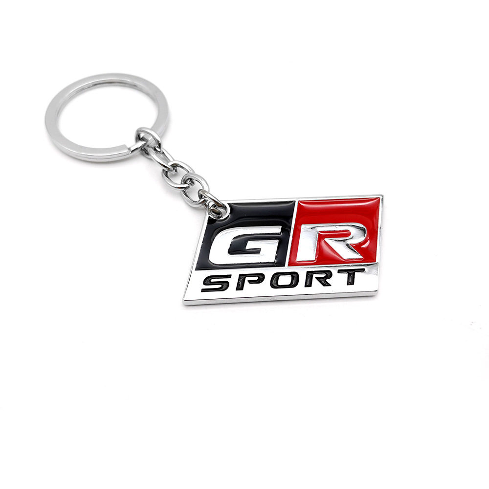 Metal Toyota GR SPORT Car Keyring Keychain Keyfob Netby