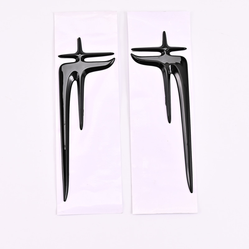 ABS Plastic Angel Wing Car Side Sticker for Mercedes Benz C E Netby