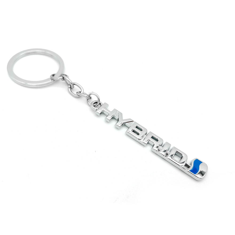 Metal Toyota HYBRID Car Keychain Keyring Keyfob Netby