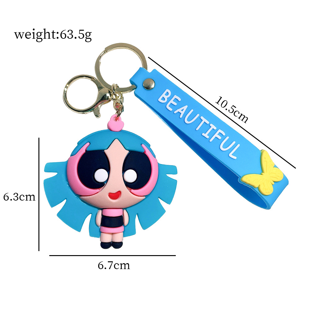 Animation The Powerpuff Girls Keychain Keyring Netby
