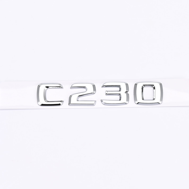ABS Plastic Car Sticker for Mercedes Benz logo C180 C200 C230 C260 C280 C300 Netby