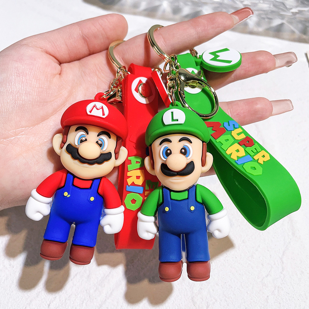 Video Game Super Mario Keychain Keyring Netby