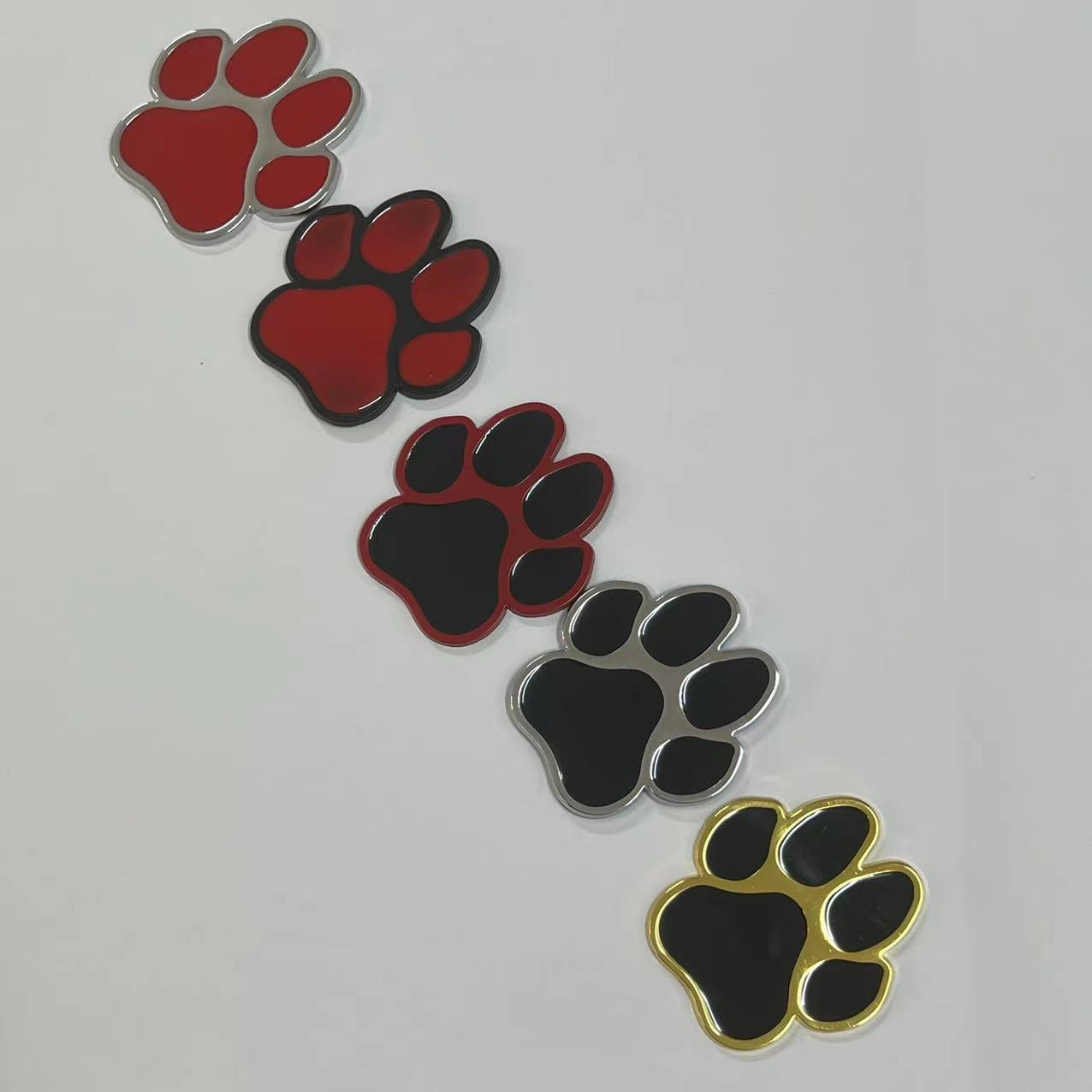 Metal Bear Paw Car Sticker Netby