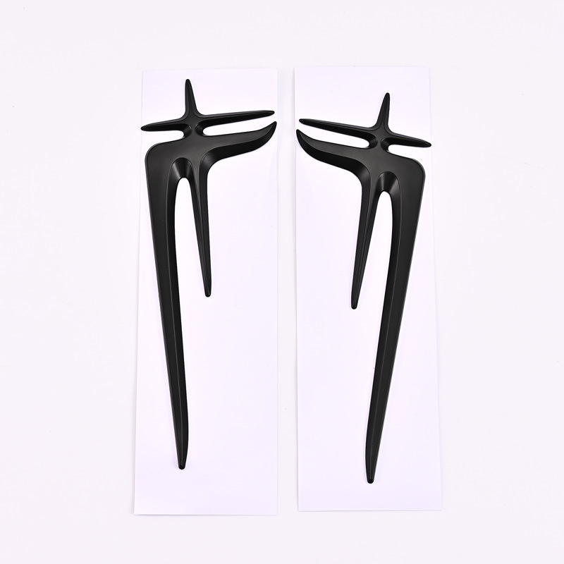 ABS Plastic Angel Wing Car Side Sticker for Mercedes Benz C E Netby