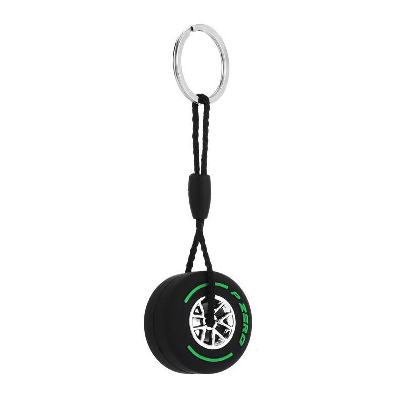 Rubber ZERO Firelli Car Wheel Tire Keychain Keyring Netby