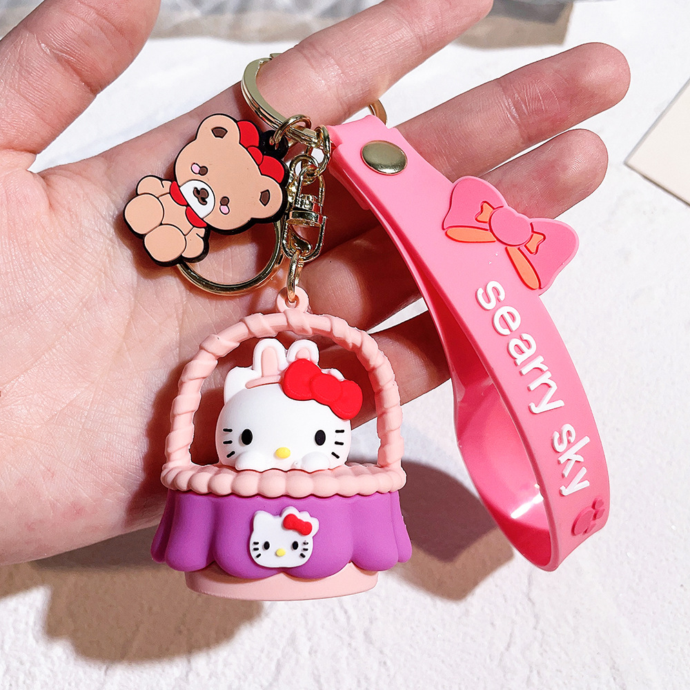 Animation Sakura Sanrio Hello Kitty Keychain Keyring Netby