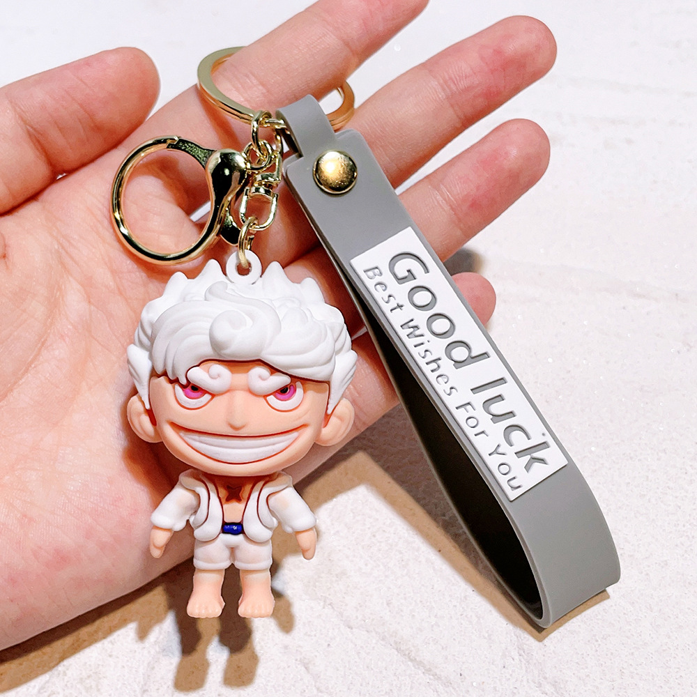 PVC Animation One Piece Keychain Keyring Netby