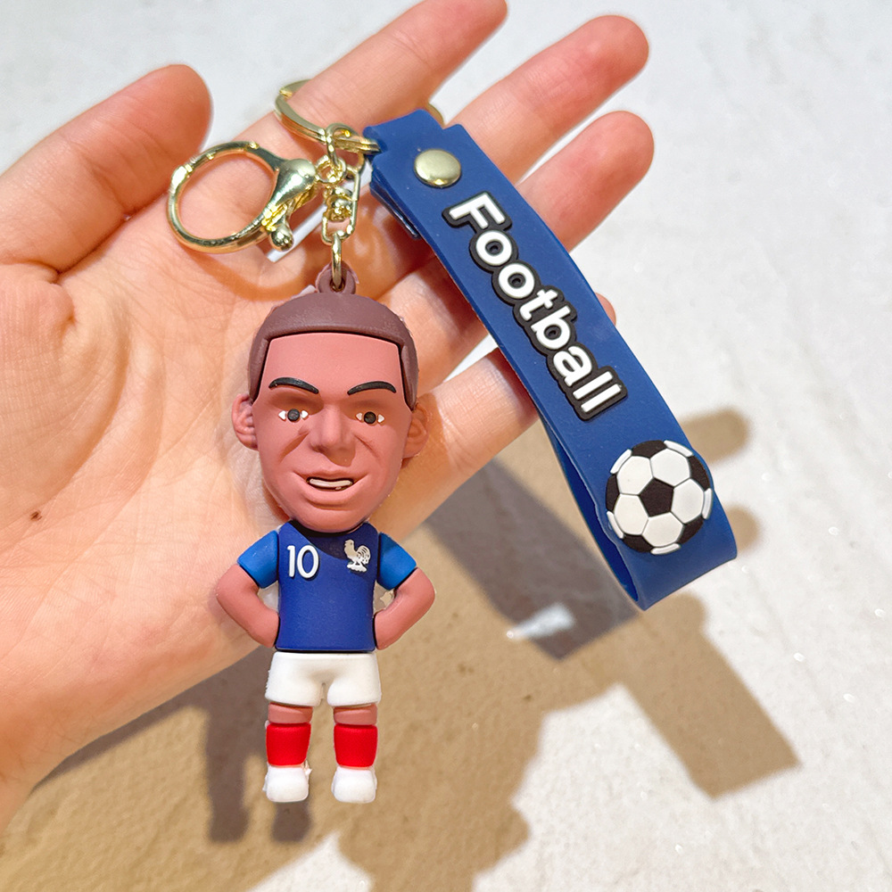 Sports Game Football C Ronaldo Messi Keychain Keyring Netby
