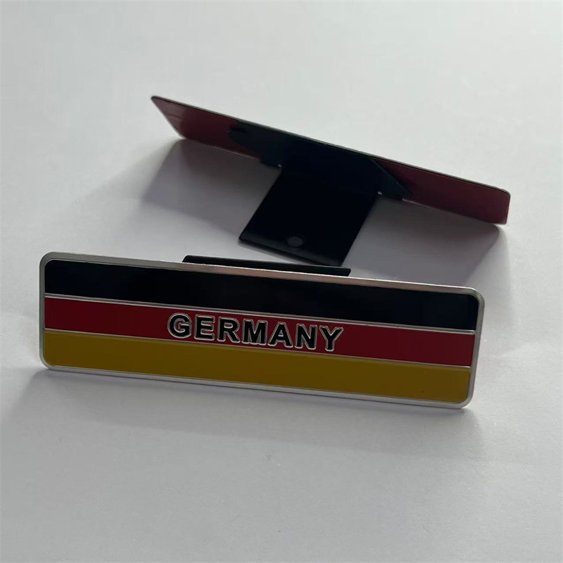 National Flag Car Grille Emblem Badge Netby USA UK SWEDEN CANADA SOUTH KOREA ITALY FRANCE GERMANY