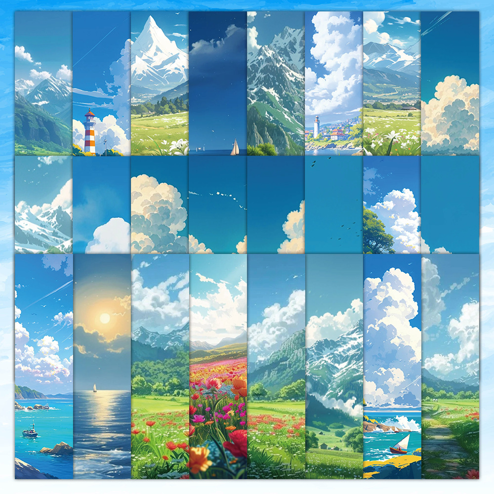 24pcs/pack Paper Bookmark Hayao Miyazaki Animation Netby