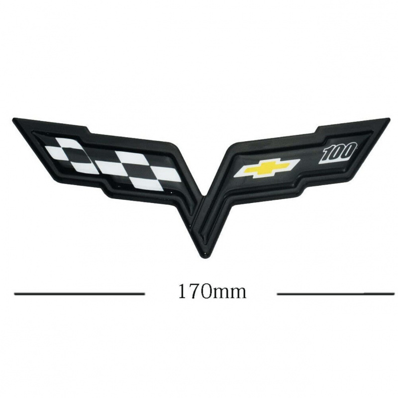 ABS Plastic Car Emblem Badge for Corvette Netby