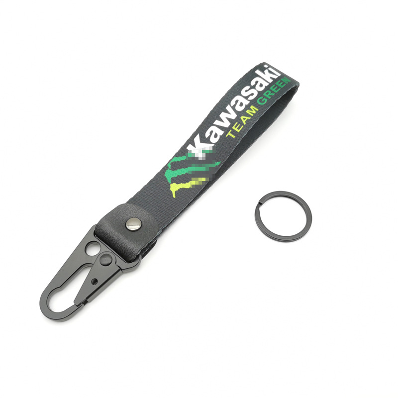 Motorbike Logo Emblem Bagde Eagle Buckle Wrist Strap Keychain Keyring Netby