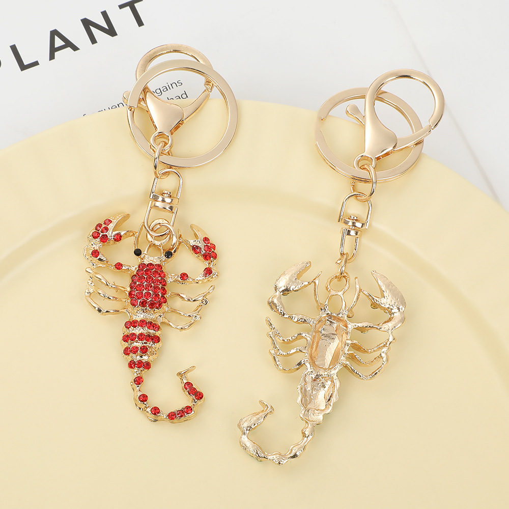 Rhinestone Scorpion Keychain Keyring Netby
