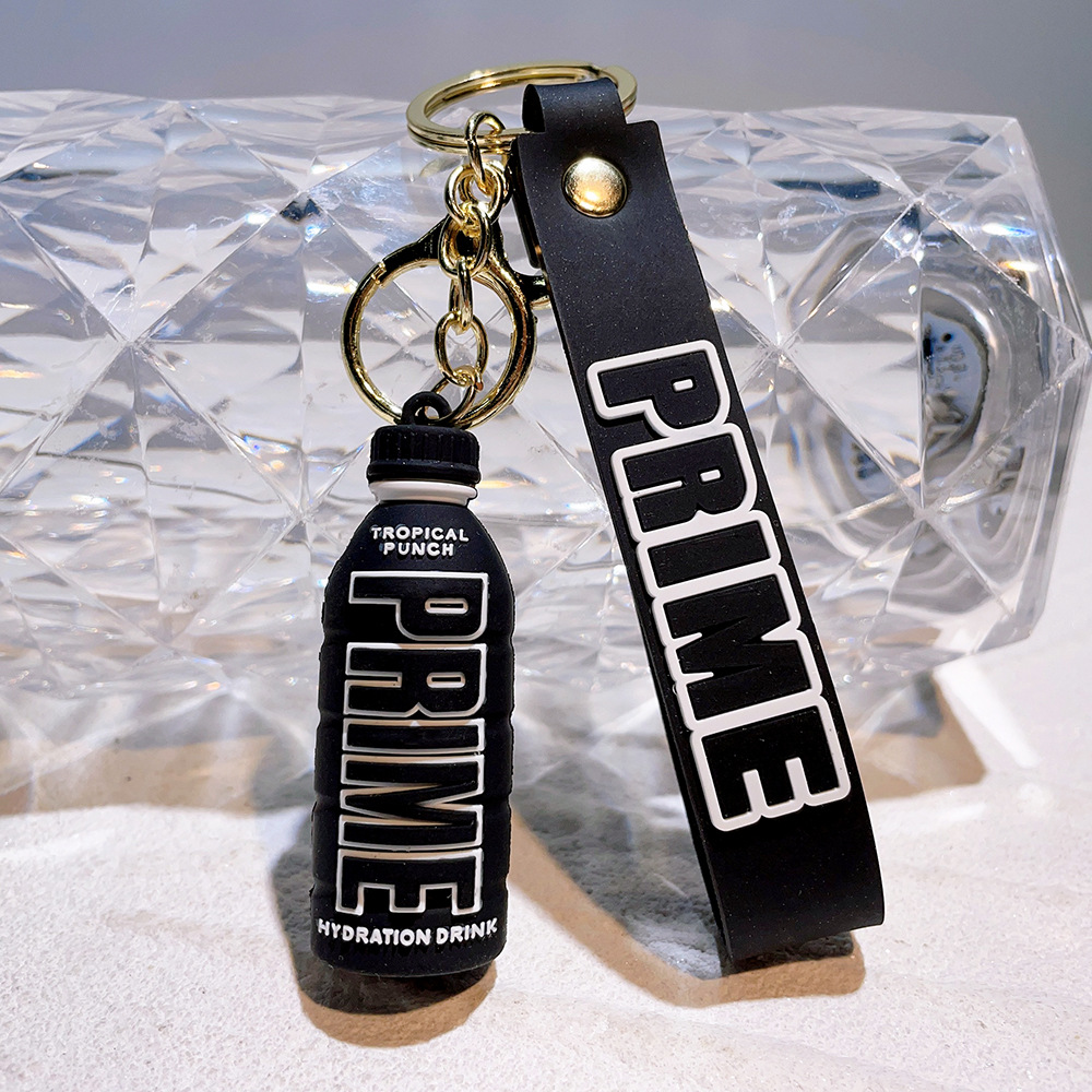 PVC PRIME Energy Drink Bottle Keychain Keyring Outdoor Sports Game Netby