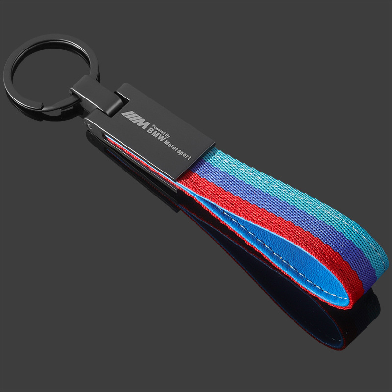 Camouflage 3 Strip Car Keychain Keyring Keyfob for BMW M Benz AMG Netby