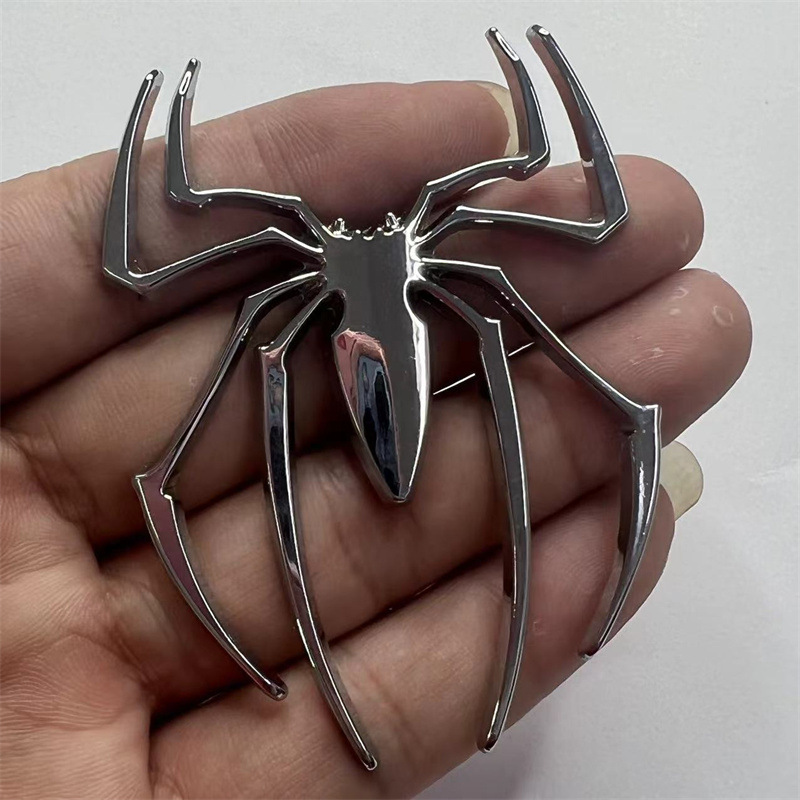 Metal Spider Car Sticker Netby