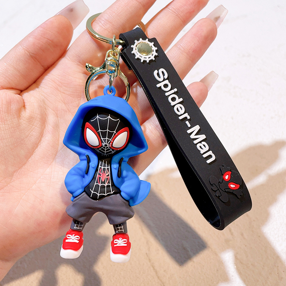 Hoodie Movie Avengers Spiderman Keychain Keyring Netby