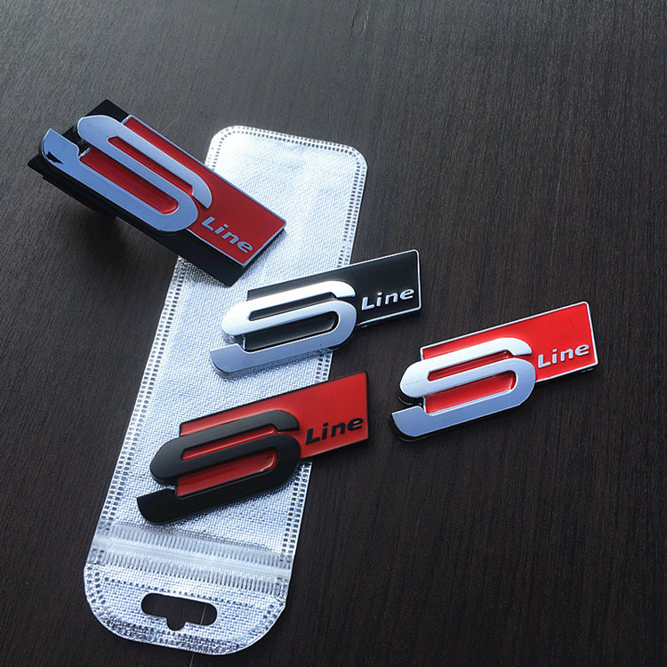 Metal Car Grille Emblem Badge for AUDI SLINE Netby