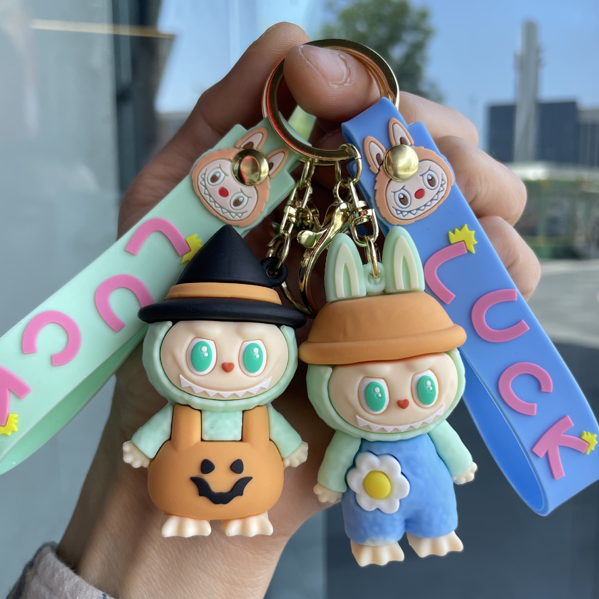 POPMART LABUBU Keychain Keyring Netby