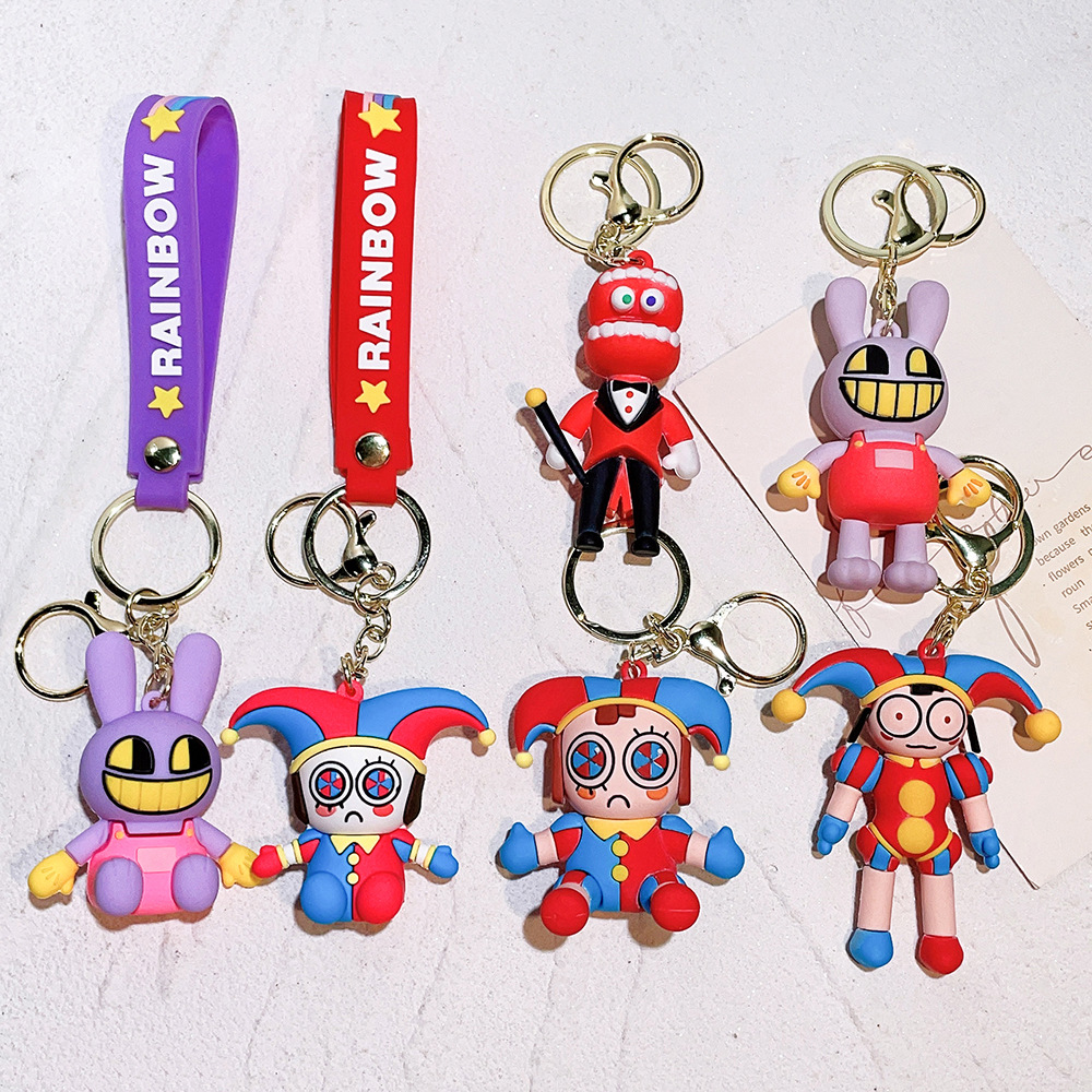 Animation The Amazing Digital Circus Keychain Keyring Netby
