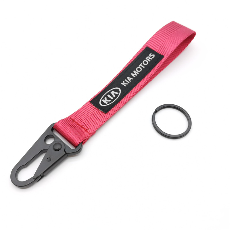 Car Logo Emblem Wrist Strap Keychain Keyring Keyfob for Honda Toyota Nissan Mitsubishi Netby