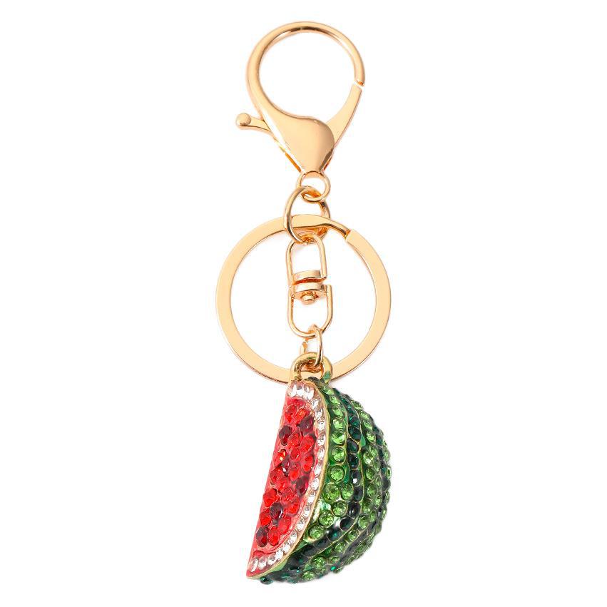 Rhinestone Watermelon Keychain Keyring Netby