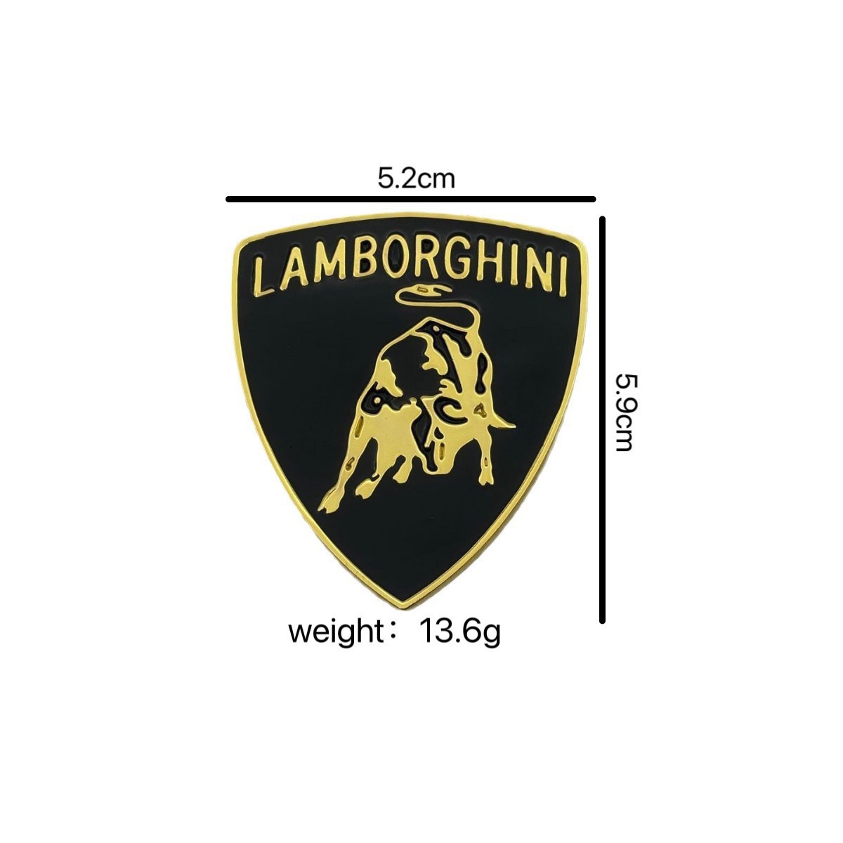 Metal Car Sticker for Lamborghini Ferrari Porsche Netby