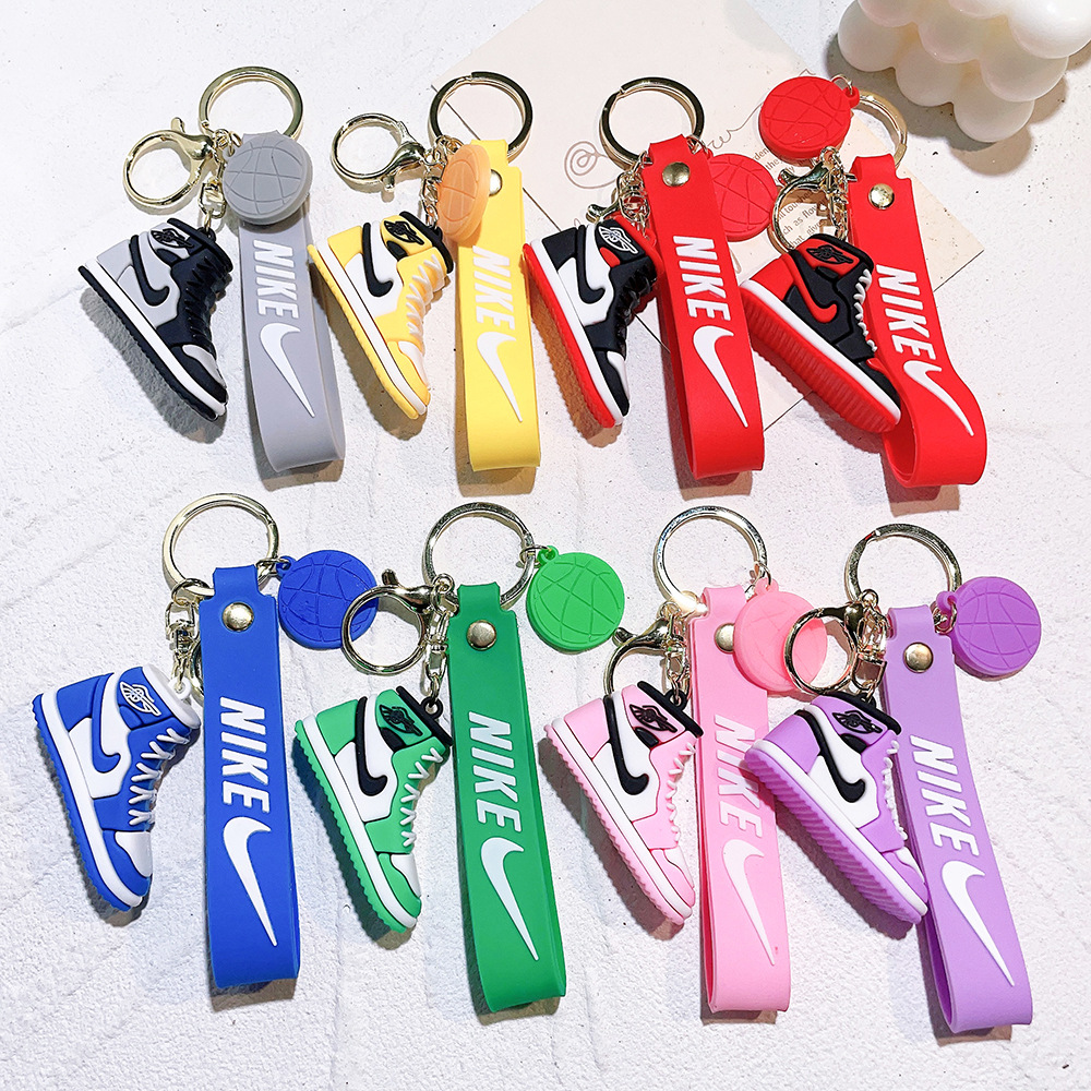 Rubber Nike Shoes Keychain Keyring Sports Game Netby