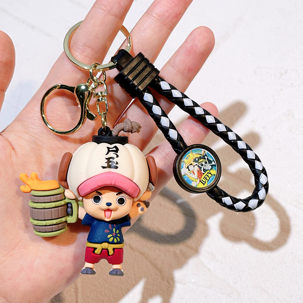 PVC Animation One Piece Keychain Keyring Netby