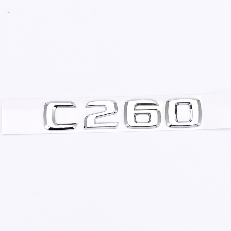 ABS Plastic Car Sticker for Mercedes Benz logo C180 C200 C230 C260 C280 C300 Netby