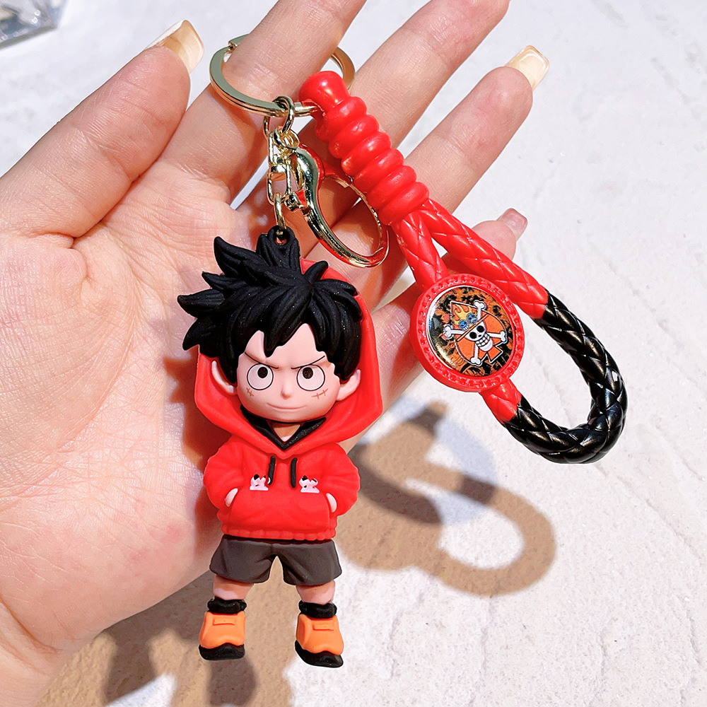 PVC Animation One Piece Keychain Keyring Netby
