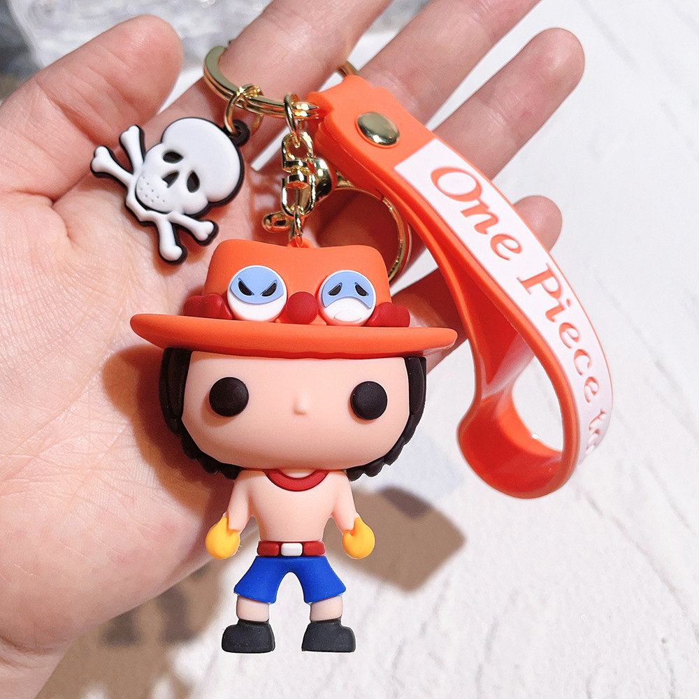 PVC Animation One Piece Keychain Keyring Netby