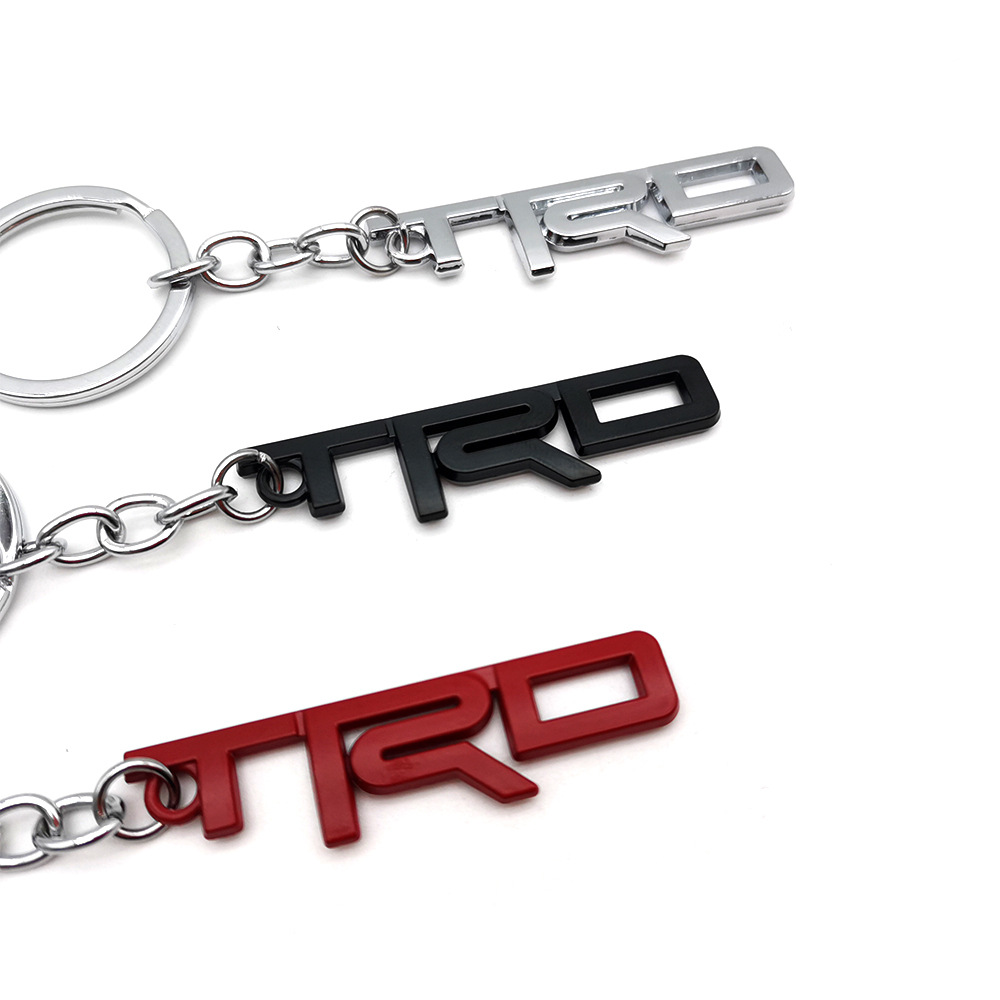 Metal Toyota TRD Car Keychain Keyring Keyfob Netby