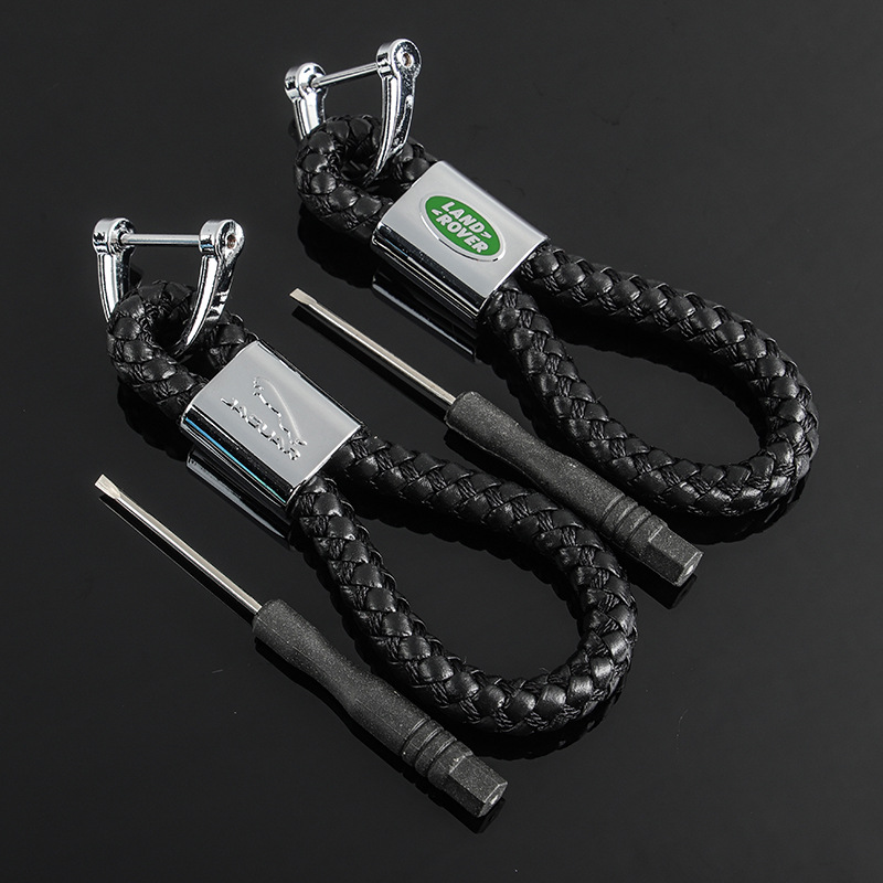 Knitting Car Logo Keychain Keyring Keyfob for Jaguar Landrover Netby