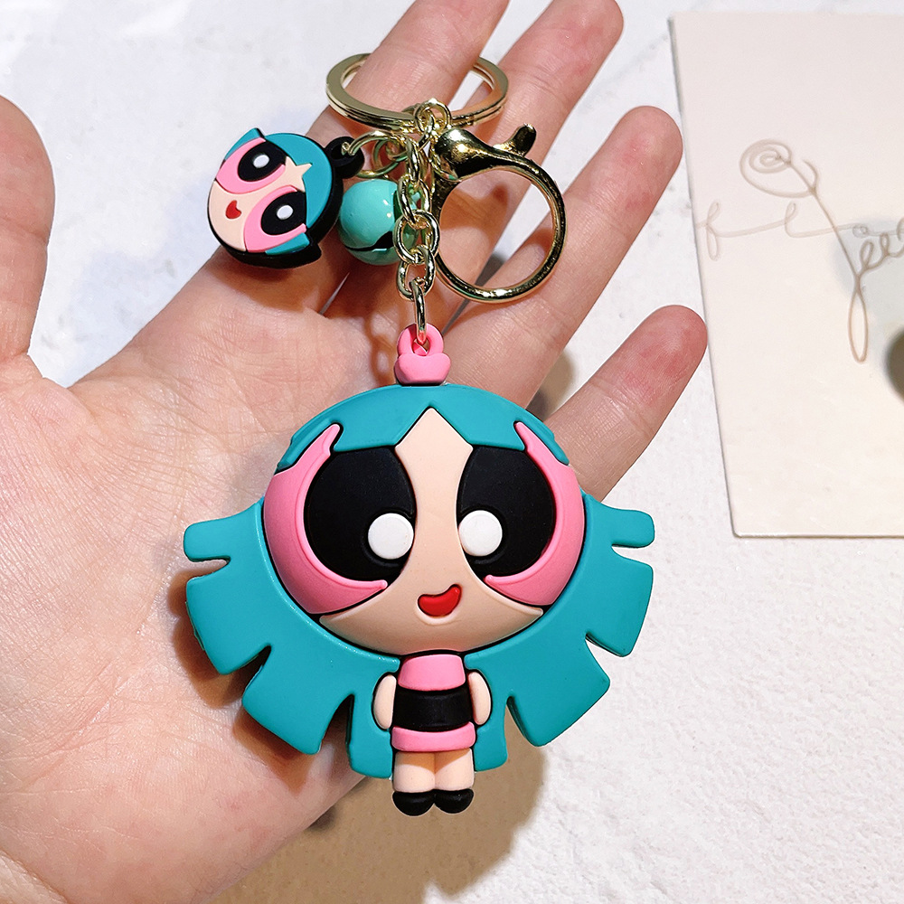 Animation The Powerpuff Girls Keychain Keyring Netby