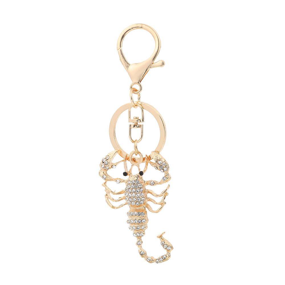 Rhinestone Scorpion Keychain Keyring Netby