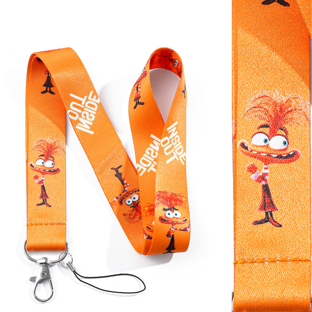 Animation Inside Out Lanyard Keychain Keyring Netby