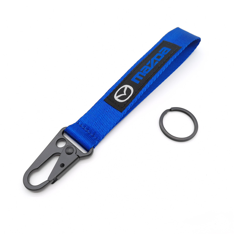 Car Logo Emblem Wrist Strap Keychain Keyring Keyfob for Honda Toyota Nissan Mitsubishi Netby