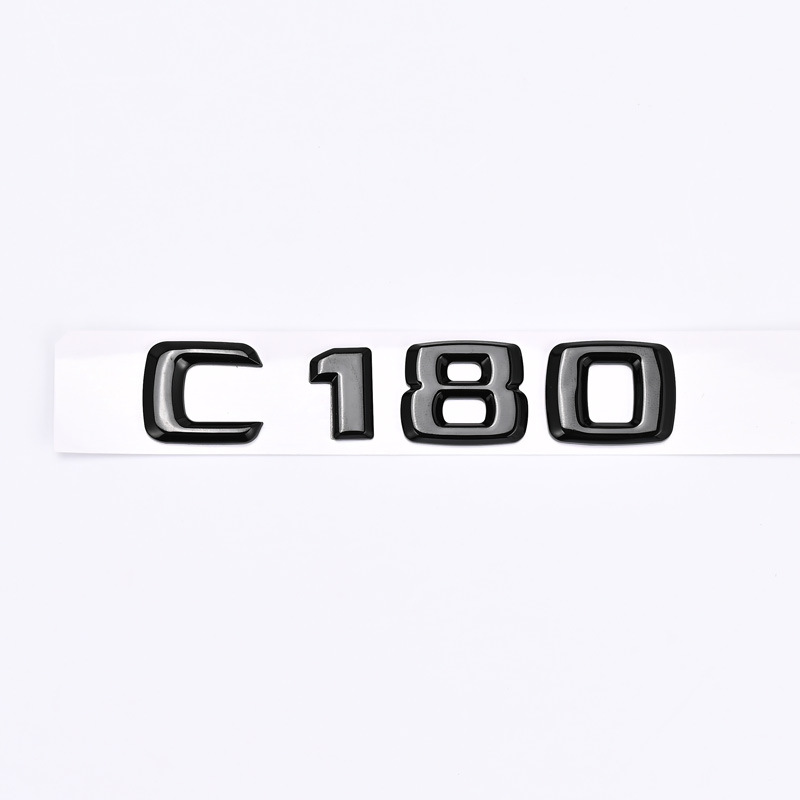 ABS Plastic Car Sticker for Mercedes Benz logo C180 C200 C230 C260 C280 C300 Netby