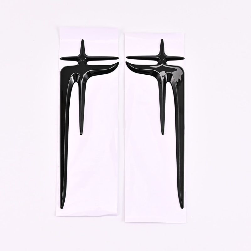 ABS Plastic Angel Wing Car Side Sticker for Mercedes Benz C E Netby