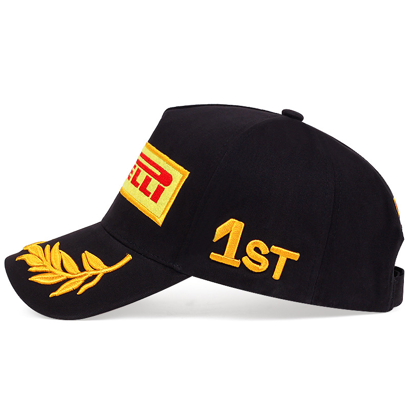 Baseball Hat for FI Racing Car Team Fans with Pirelli Logo Netby