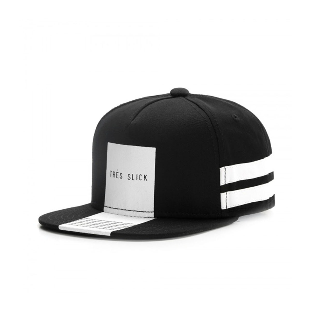 TRES SLICK Flat Brim Hat Hip-Hop Netby